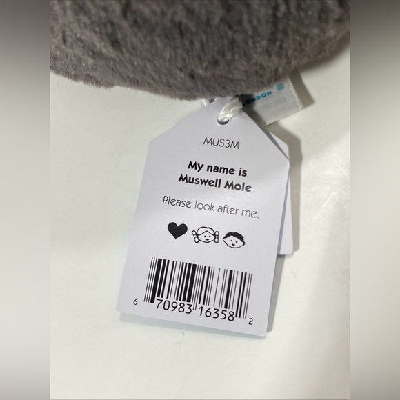 Jellycat MUSWELL MOLE NEW NWT RARE! - Picture 6 of 10